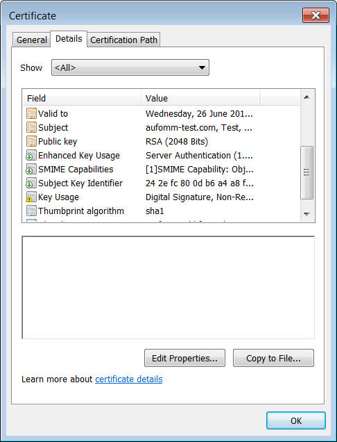 Self Signed with no SAN